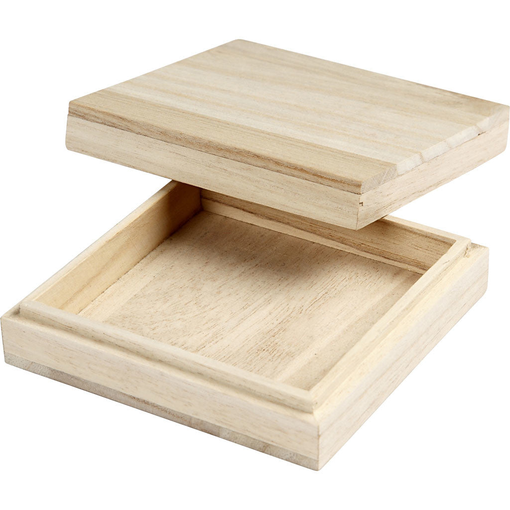 Box, H: 3 cm, size 10x10 cm