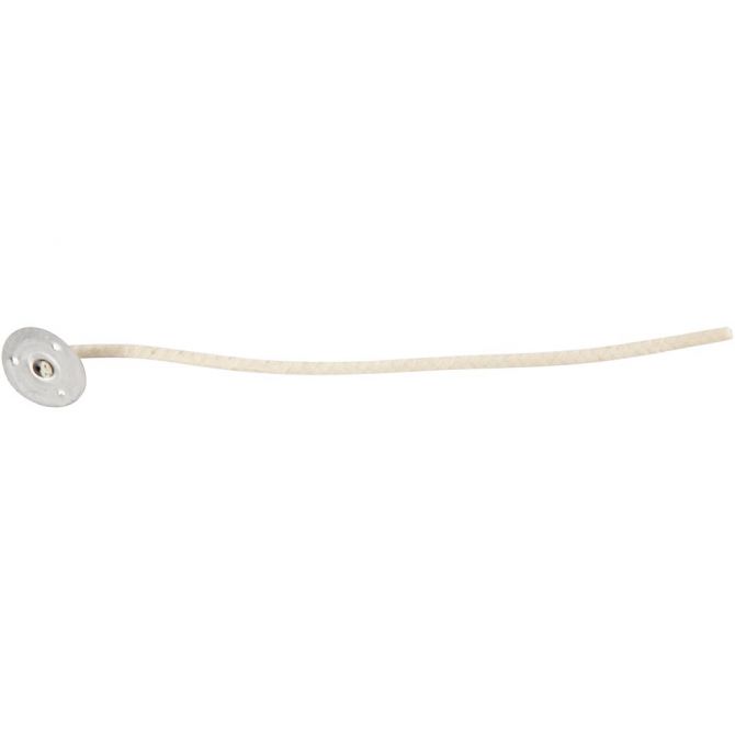 Gewaxt lont, L: 110 mm, dikte 2 mm - 10 st