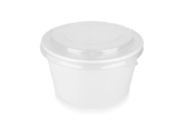 Salade Poke Bowl 1000ml 32oz Ø148x78 mm wit - 300 stuks