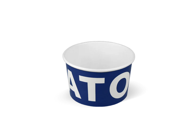 Ijsbeker karton 240ml Ø92 mm 8oz GELATO - 1.000 stuks