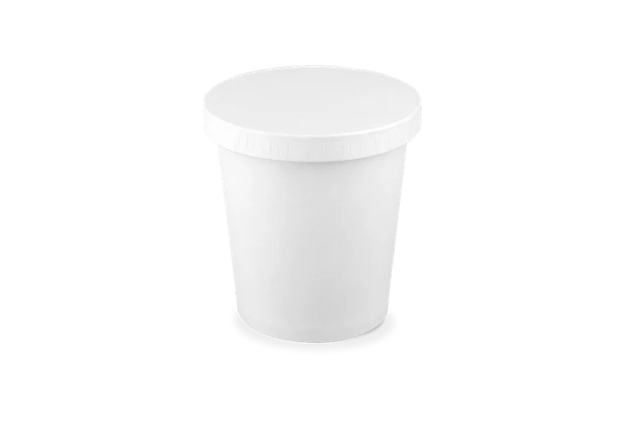 Kartonnen Saus Cup 4oz 120ml Ø62 mm Wit - 500 stuks