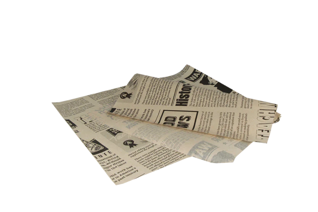 hamburgervellen vetvrij papier 330x300 mm FSC®Mix krant bruin - 2.000 stuks