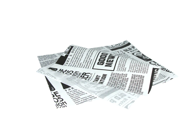 hamburgervellen vetvrij papier 330x300 mm FSC®Mix krant wit - 2.000 stuks