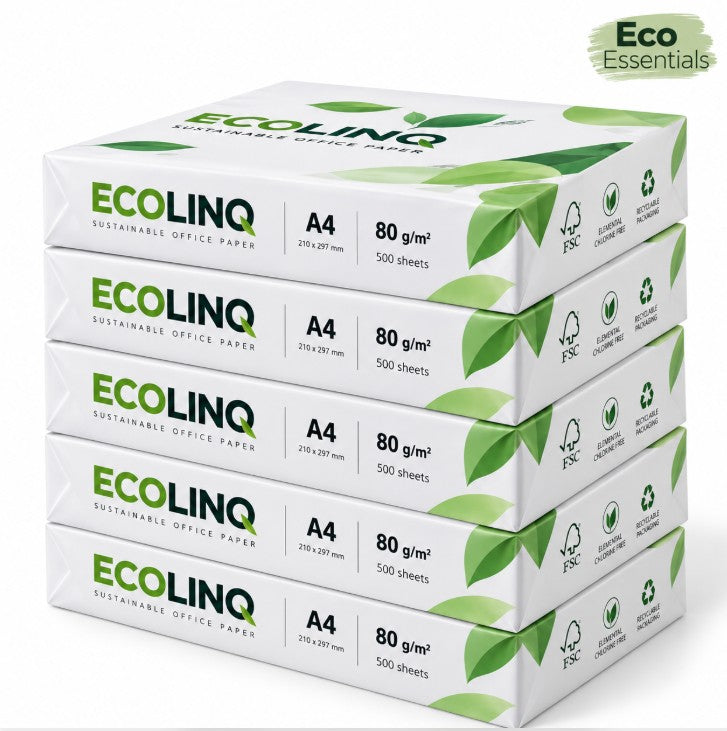 A4 Kopieer- en printerpapier 80 g/m² – 5 pakken van 500 vel