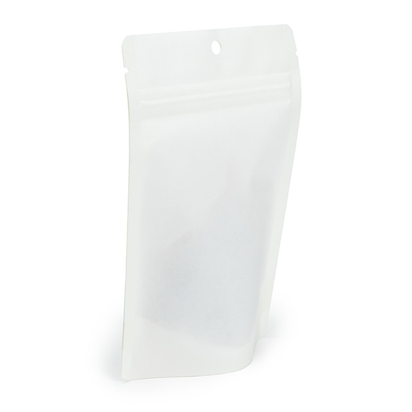 Witte thuis composteerbare stazak 10x6x15cm - 100 st