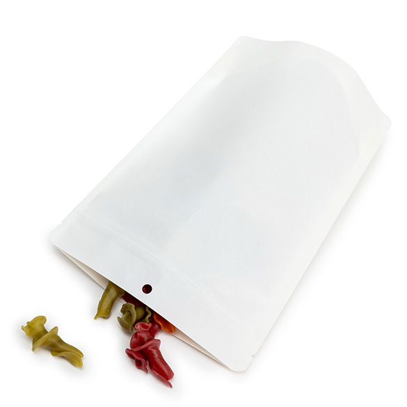 Witte thuis composteerbare stazak 15x9x23cm - 100 st