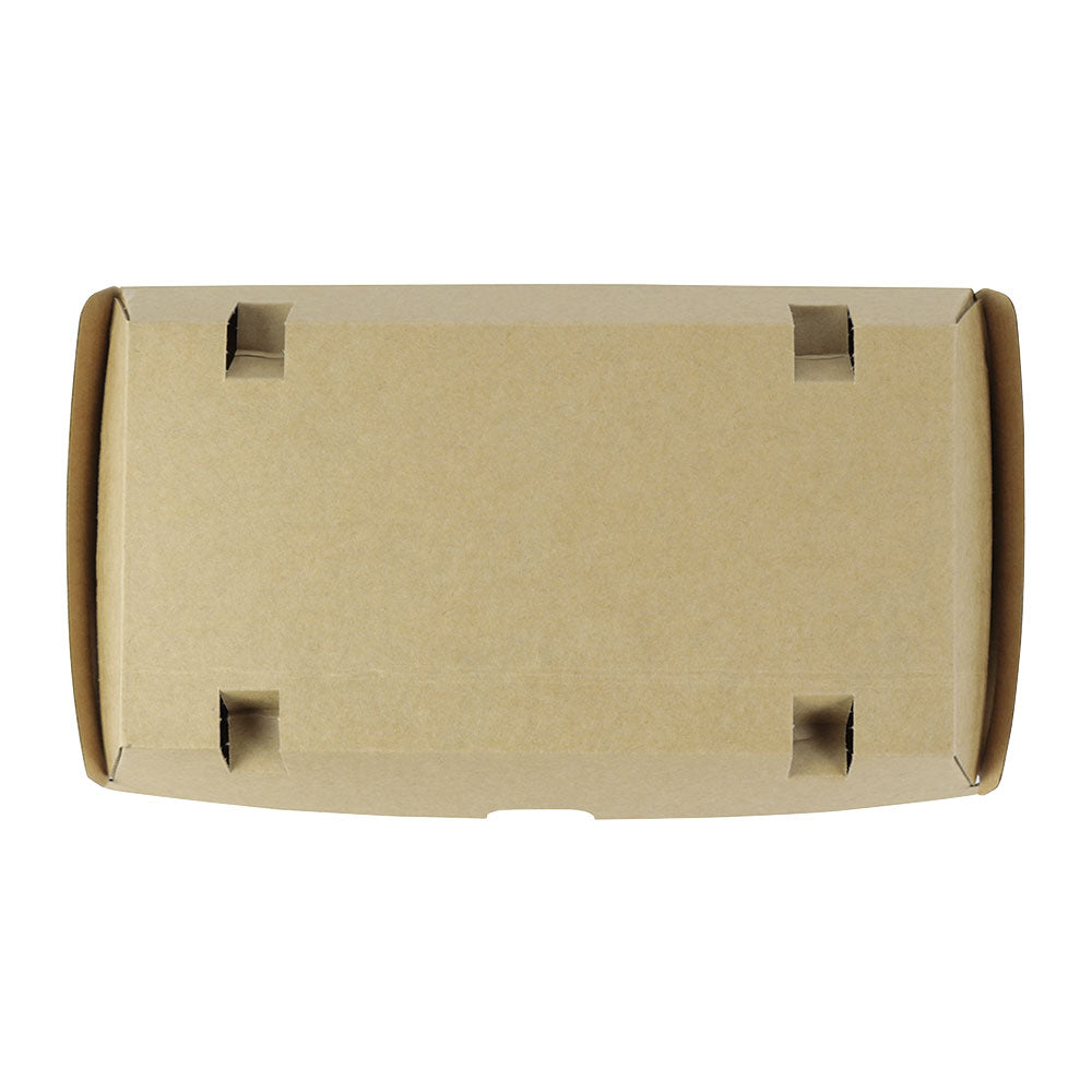 Take-away Dozen Karton met klepdeksel 24,8x13x7,5 cm Bruin - 200 stuks