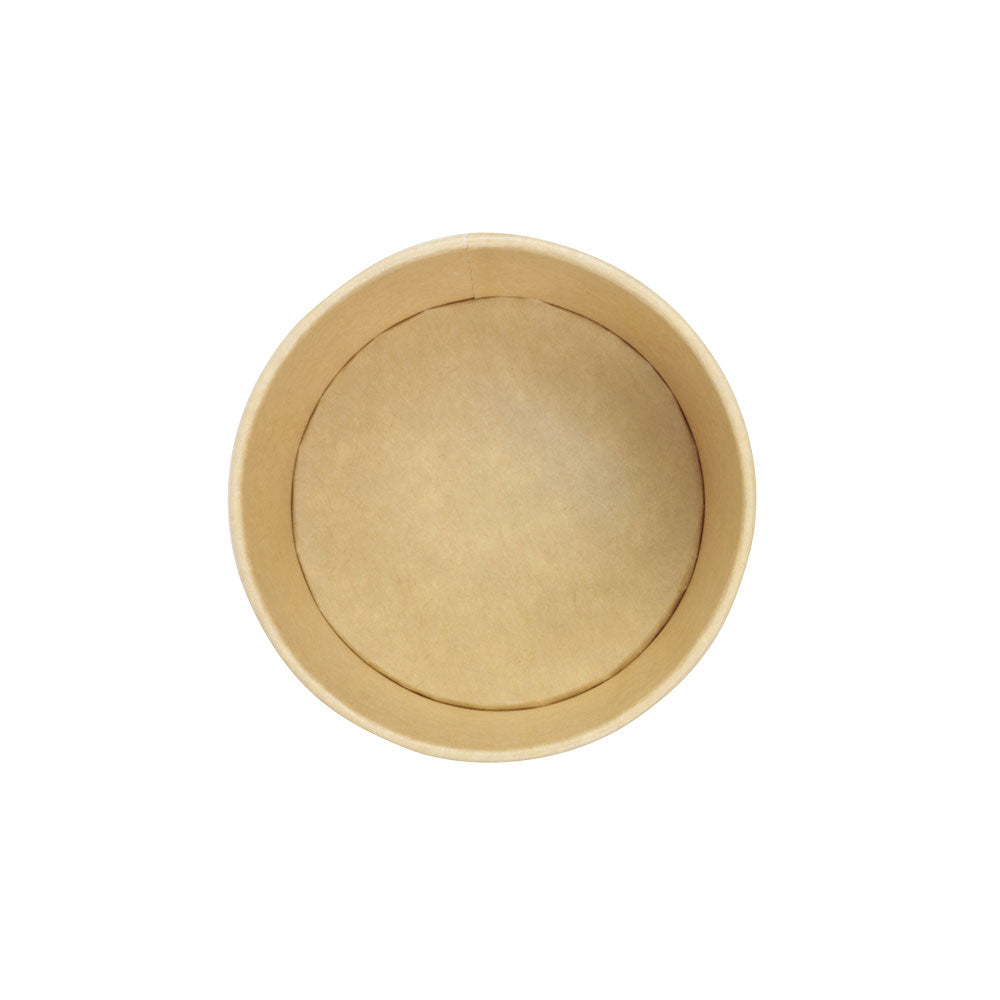 Ijsbekers Papier 150 ml ongebleekt, EcoUp - 1.000 stuks