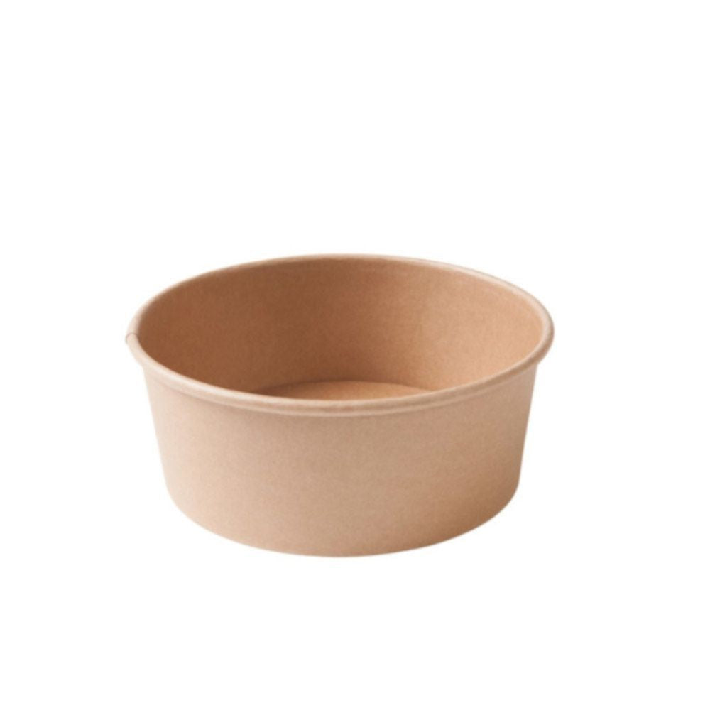 Cardboard bowls brown 650 ml Ø 150 mm round