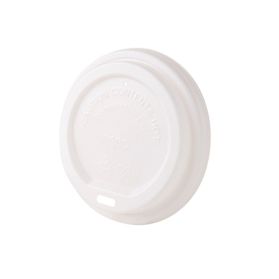 CPLA lid white Ø 90 mm drinking hole