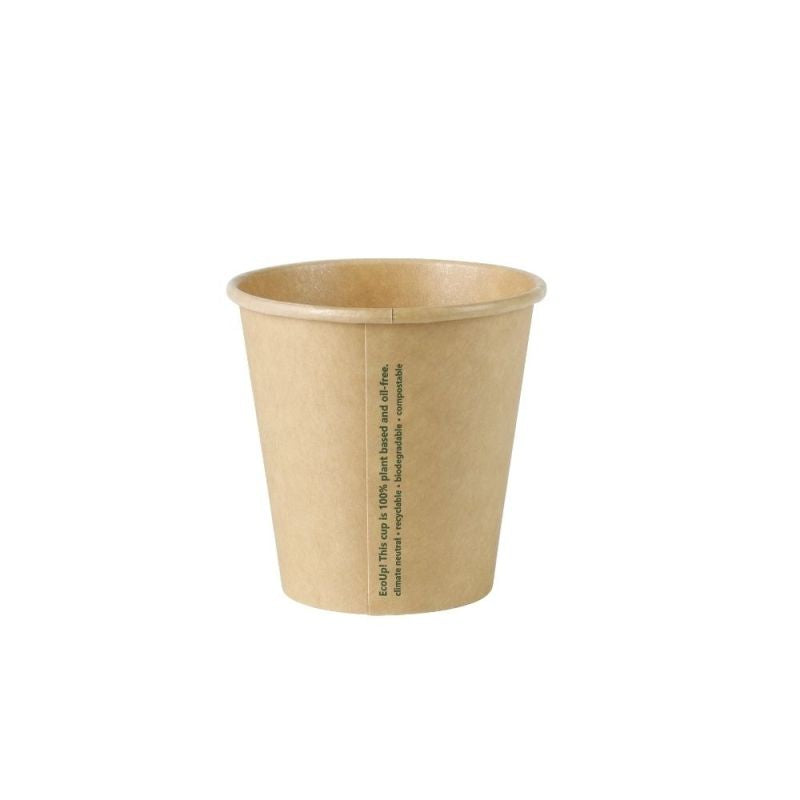 Beker karton 150 ml Ø 80 mm Ongebleekt - 1.000 stuks