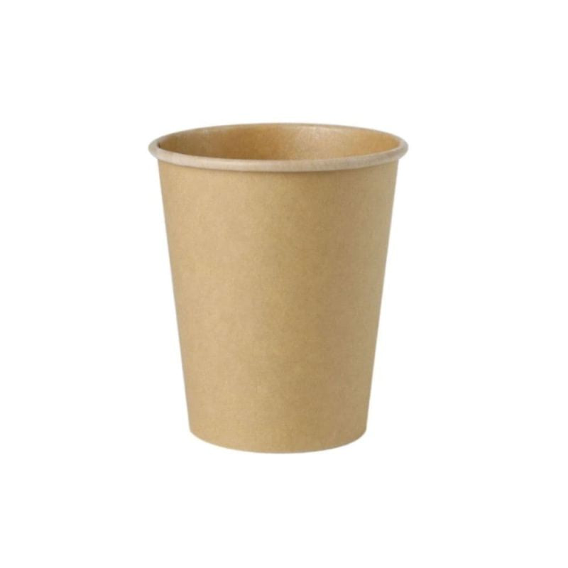 Cup Cardboard 200 ml Ø 80 mm Unbleached (1000 pieces) [GB