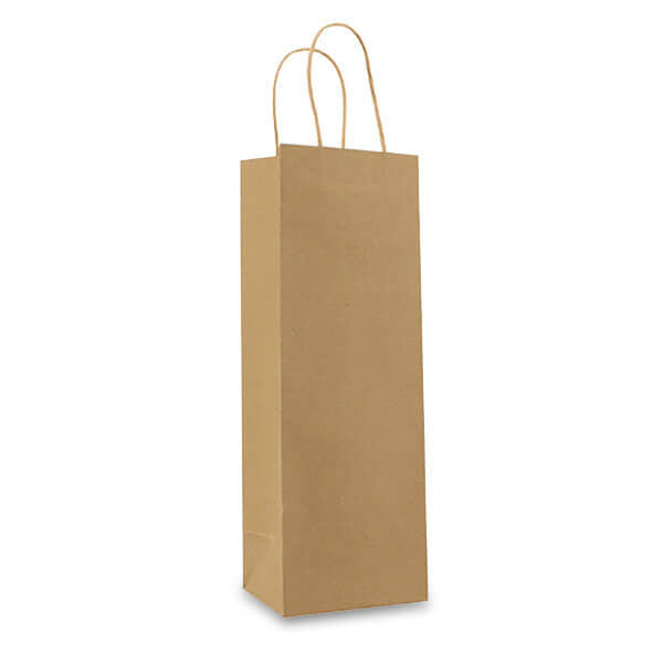 Wine bags 12+10x35cm Brown