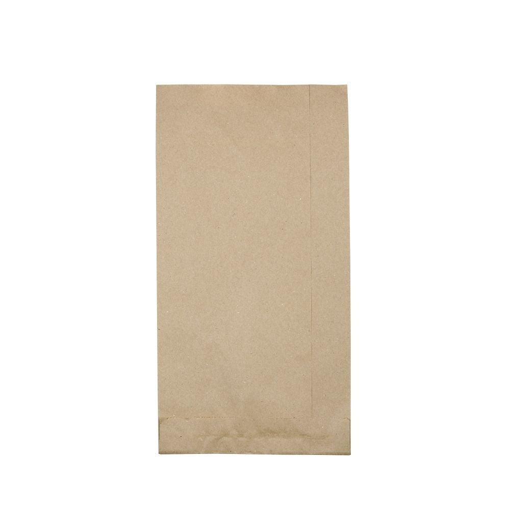 Papieren Zakken met zijvouw Bruin 150x60x280 mm - 1.000 st