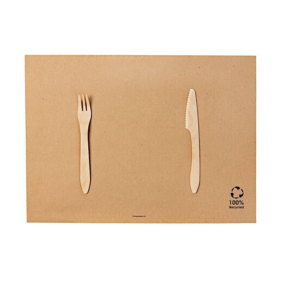 Eco Placemats ongebleekt gerecycled Papier 310x430 mm - 2000 st