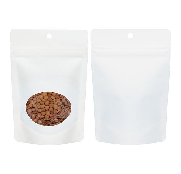 Eco Stazakken Kraft Wit 57 gram | 102x60x152mm - 100 st