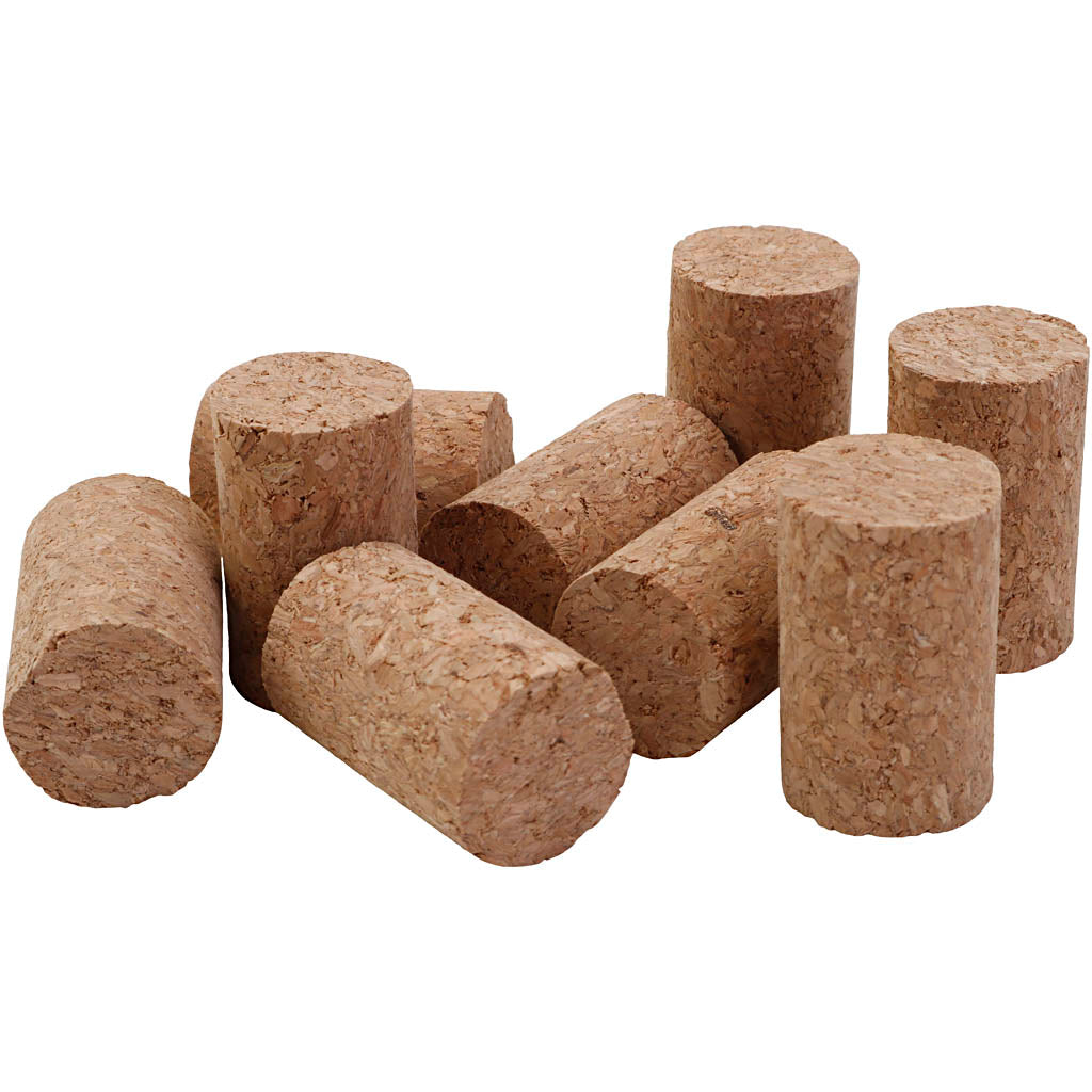 Cork, H: 4 cm, Dia. 2.5 cm, size 4x2,5 cm
