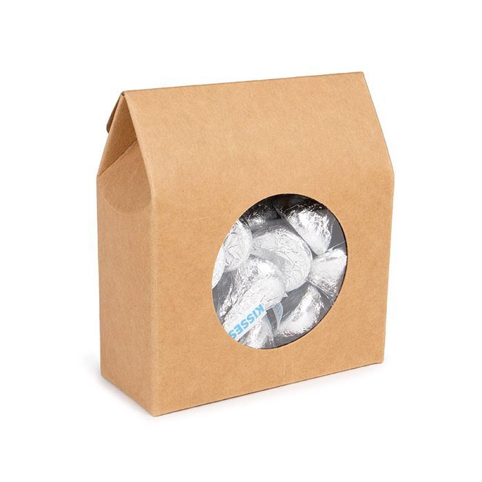 Kraftdoosjes Met Rond Venster 89x38x102 mm - 25 stuks