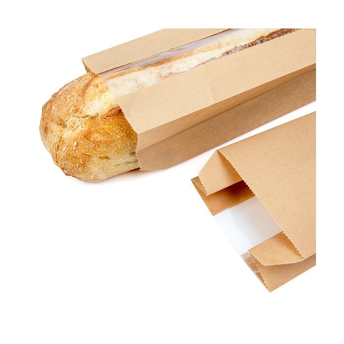 ZijvouwKraft Zakken 89x51x356 mm - 100 Stuks