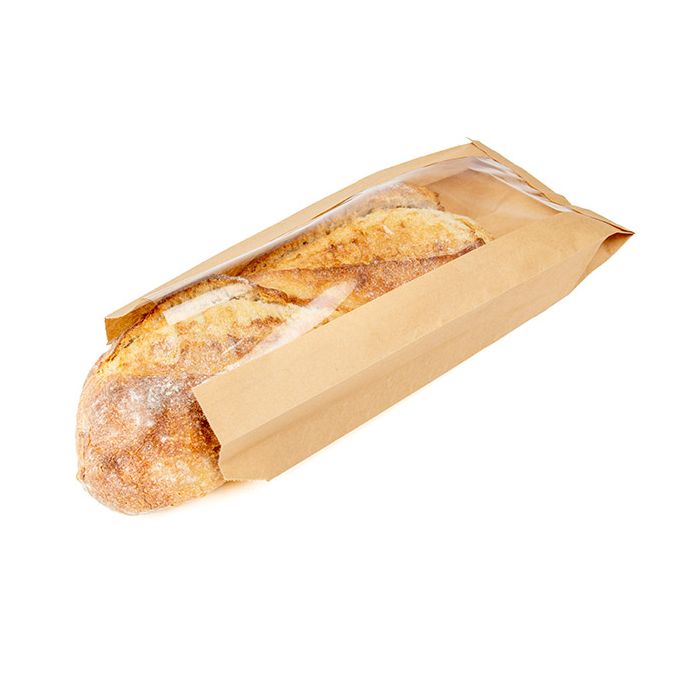 Kraft Bags 140x41x330 mm With Side Gussed