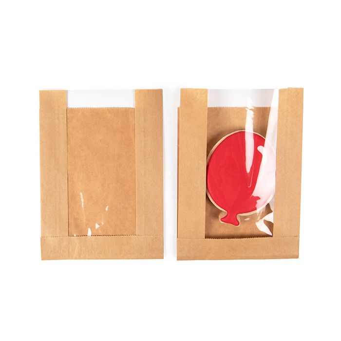 Zijvouw Kraft Zakken 130x29x178 mm - 100 Stuks