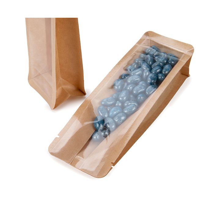 Blokbodemzakken Kraft 60x51x191 mm - 100 stuks