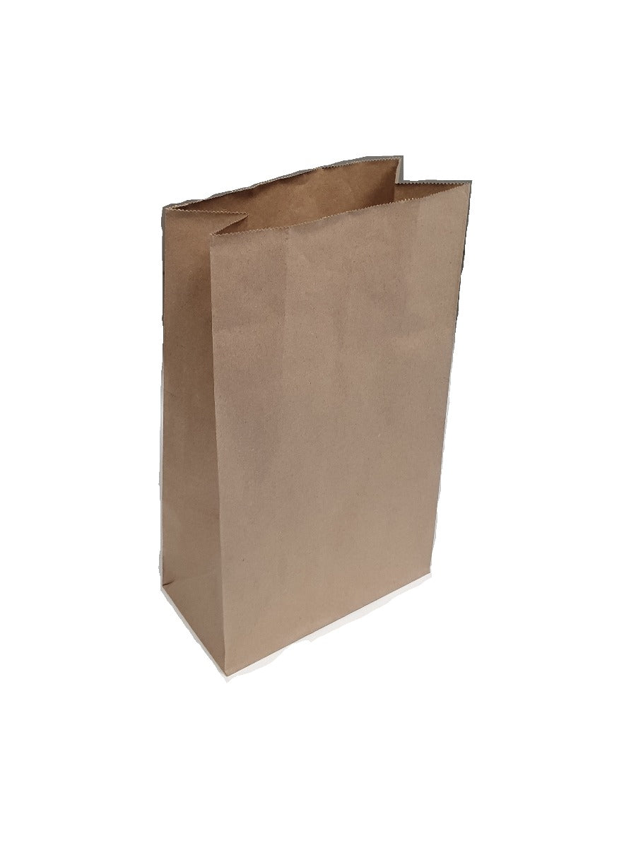 Block bottom bags Kraft 60grs 170x85x280mm