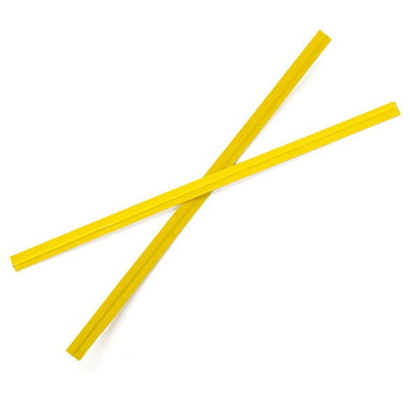 Sluitclip 102x4mm Papier Geel - 1.000 st