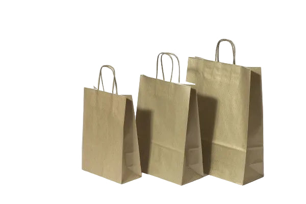 Paper Carry Bags Gold 220+100x310mm