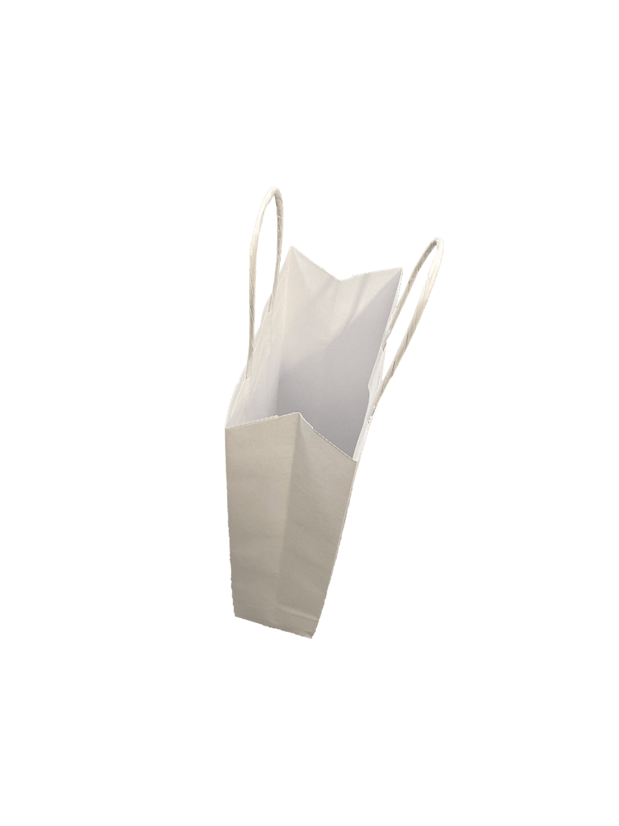 Papieren Flestassen Wit 140x80x390mm - 50 st