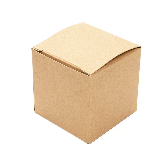Kraft Pop & Lock Box 50x50x50mm