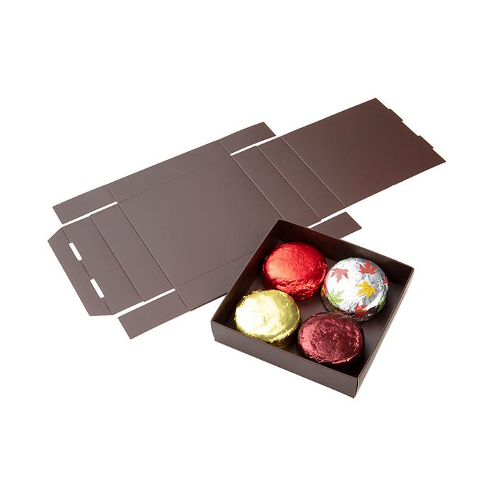 Kraftdoosje Bodem Choco 105x25x110mm - 25 st