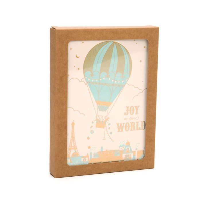 Kraft doosje met venster 95x22x132mm - 25 st