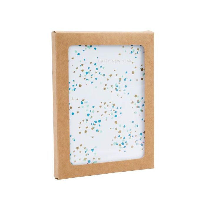 Kraft doosje met Venster 115x13x150mm - 25 st