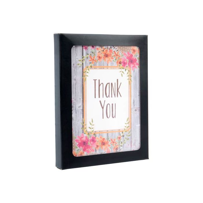 Kraftdoosjes Mat Zwart 115x15x150mm met Venster - 25 stuks