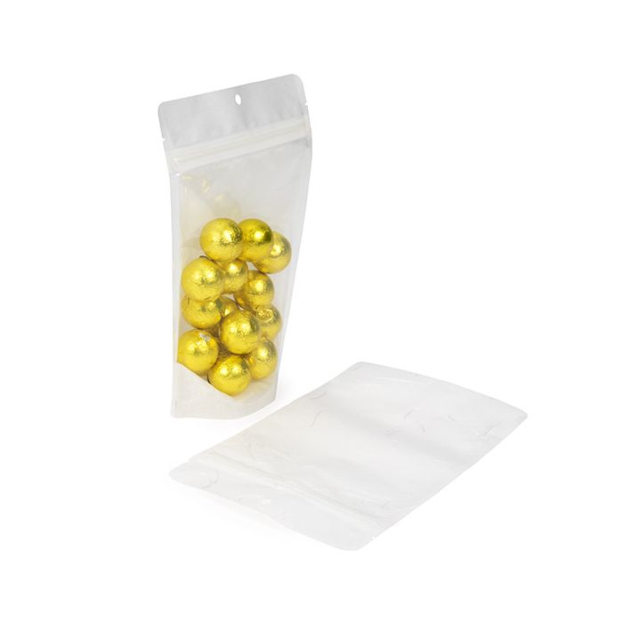 Eco Stazakken Rijstpapier Transparant/Wit | 113 gram | 130x79x206mm - 100 st