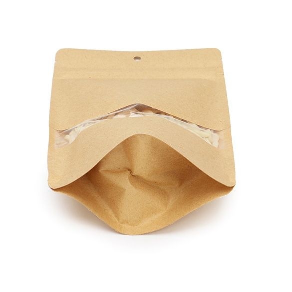 Stazakken Kraft 130x80x205mm | 113 gram met ophanggat - 100 stuks