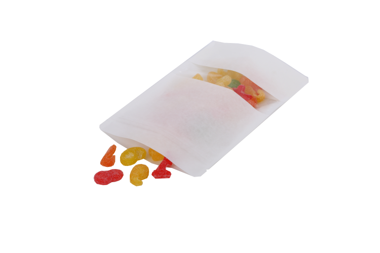 Stazakken Wit Kraft | 113 gram | 130x80x205mm - 100 st