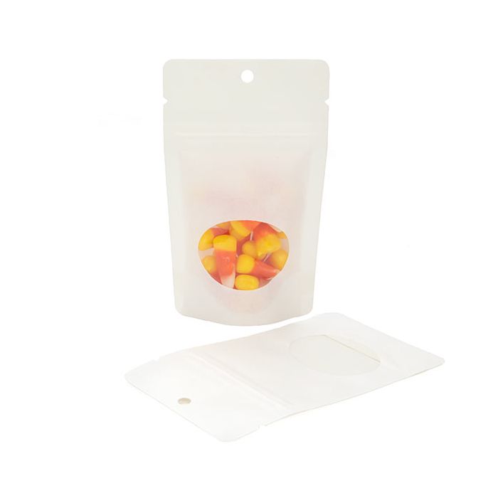 Stazakken Kraft Wit 28 Gram | 80x50x130mm - 100 st