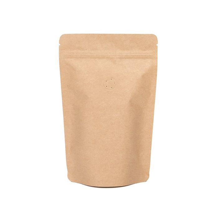 Koffie Stazakken Kraft 149x89x232mm | 225 gram | Met Ventiel - 100 st.