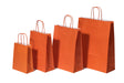 Paper Carry Bags Orange 260+120x350mm 