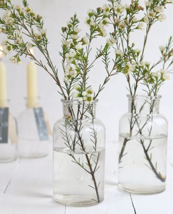 Glazen Medicijnflesje 160mm hoog Ø 80mm - 12 st