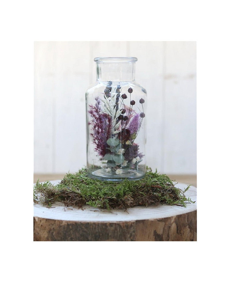 Glazen Medicijnflesje 200mm hoog Ø 100mm - 6 st