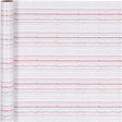Gift wrap, red, white, doodles, W: 70 cm, 80 g, 4 m/ 1 roll [HOB
