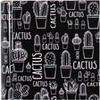 Gift wrap, cactus, W: 50 cm, 80 g, 5 m/ 1 roll [HOB