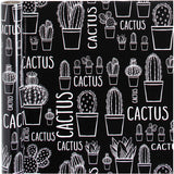 Gift wrap, cactus, W: 50 cm, 80 g, 5 m/ 1 roll [HOB