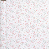 Inpakpapier, bloemen, B: 50 cm, 80 gr, 5 mtr - 1 rol