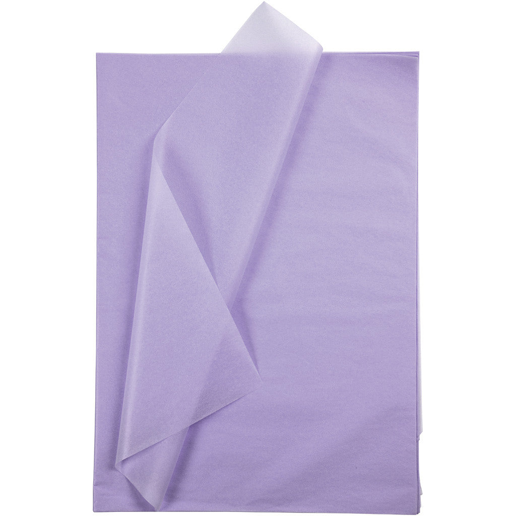 Tissue Paper, sheets 50x70 cm, 14 g, Light lilac 