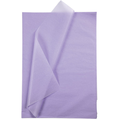 Tissue Paper, sheets 50x70 cm, 14 g, Light lilac 