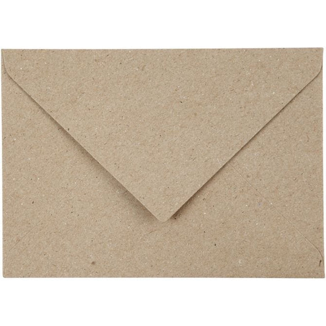 Recycled Envelopes Natural C6 115x160mm 120 g 